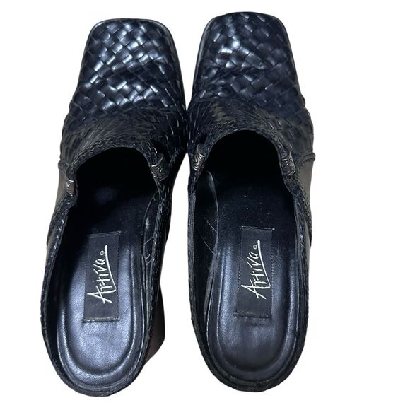 Artiva Tatum Women's weaved Leather Shoes, Slip On, Loafers Sz 7.5 - Picture 4 of 6